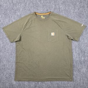 Carhartt Force Relaxed Fit Pocket Tee XL Moss Green